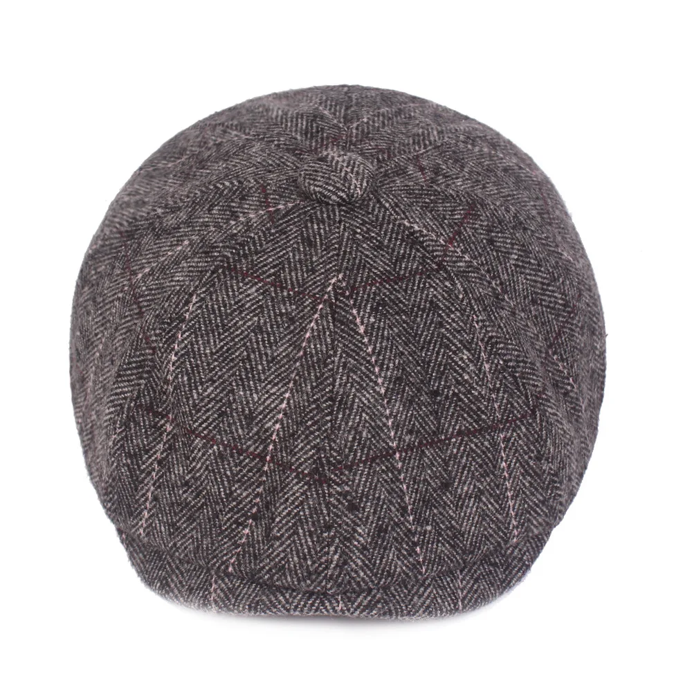 Shop Customized Panel Mens Beret Spring Fall Wool Barret