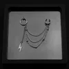 E024-Silver 4 (no ear hole an earring) 1 Piece