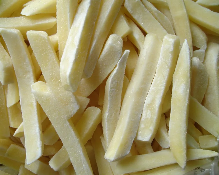 Vegétska cena hranolky IQF zemiaky mrazené hranolky dodávatelia