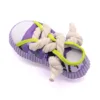 Borde de zapato morado