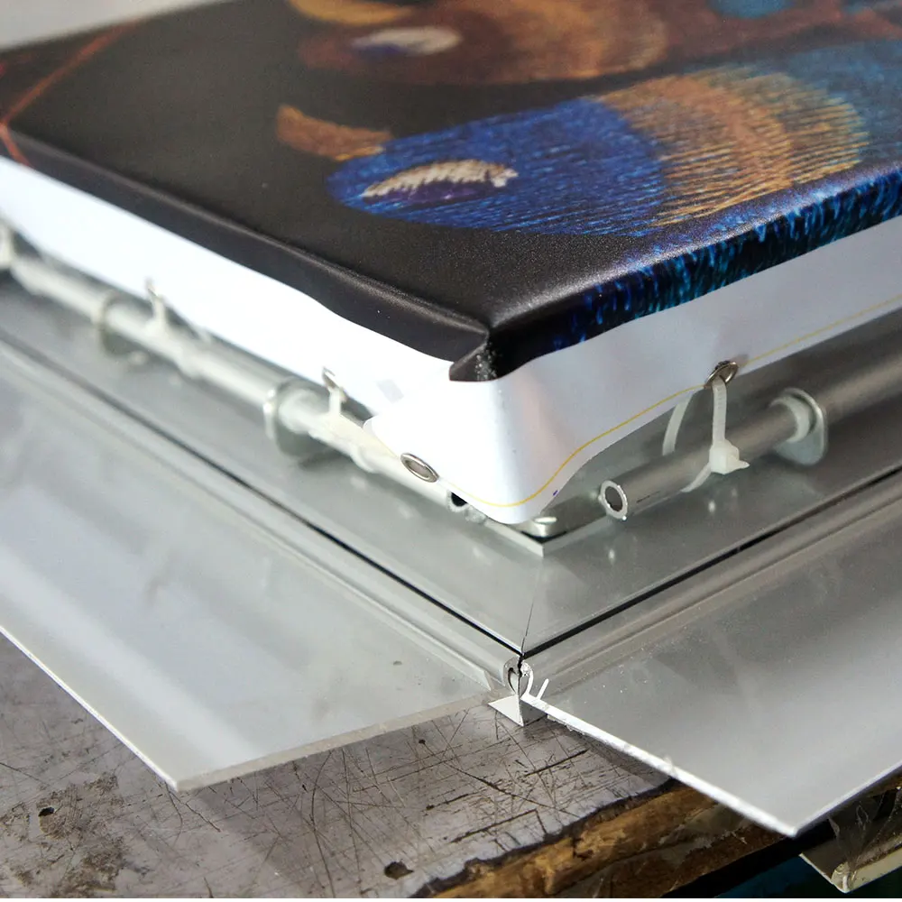 Наружный рекламный щит баннер рамка для фотографий серебристый алюминиевый светодиодный светильник с подсветкой