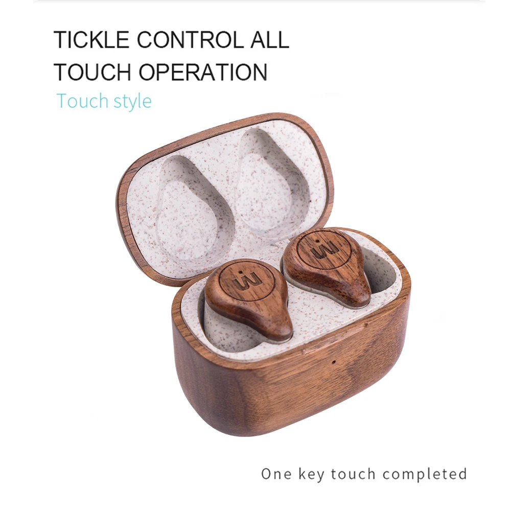 Wood Ecouteur sans fil Auricolari Audifonos Bloototh Bt бамбуковые наушники-вкладыши телефон беспроводные наушники Bluetooth