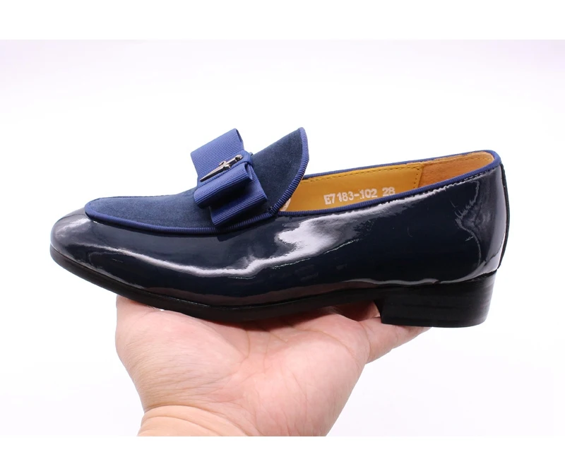 Новое поступление, детская брендовая обувь с острым носком, Повседневное платье для мальчиков