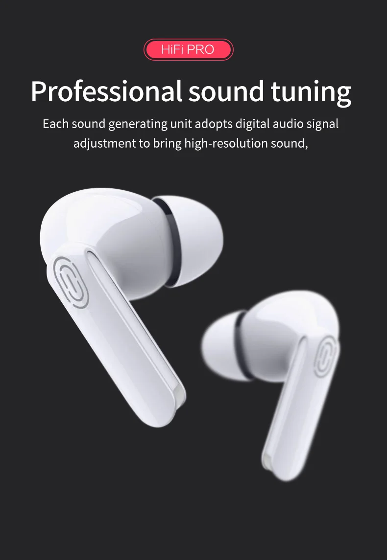Y113 TWS In Ear Stereo Noise Canceling Earbuds Wireless Earphone HiFi Music Gaming Headset Sports Waterproof Earbuds - ANKUX.COM