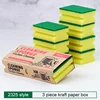 Verde+amarillo 2325 estilo 10*7*4,5 cm 3 piezas/tarjeta kraft