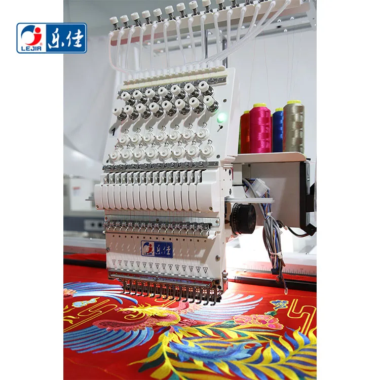 Single Head Computer Embroidery Machine with Spare Parts