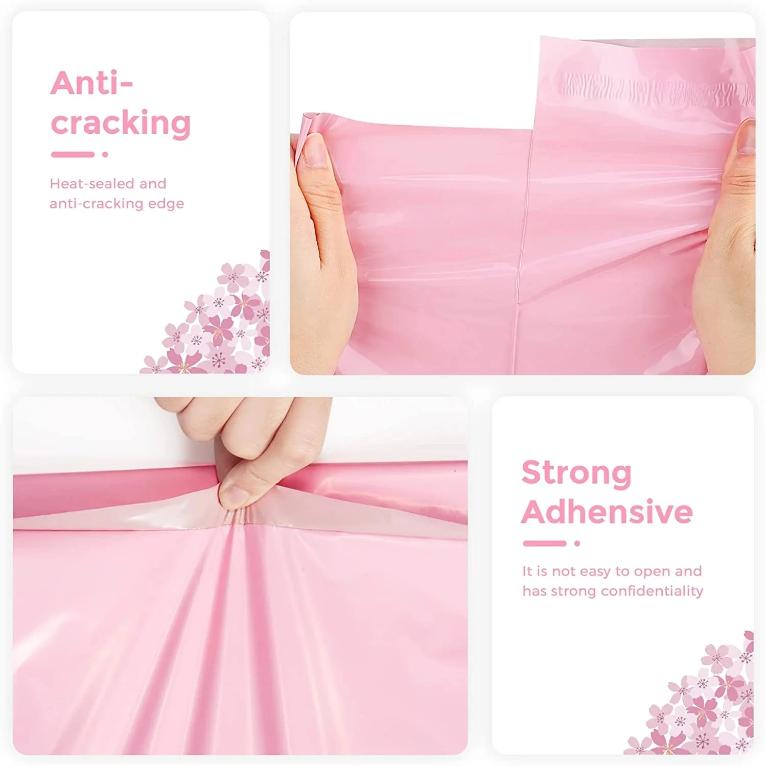 Seal Parcel Biodegradable  Design Courier Packaging Bag Poly Mailers Custom Printed Mailer Bags for Shop Online
