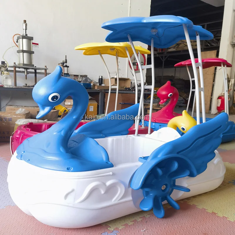New Style Water Outdoor Activities Electric Swan Mini Bumper Water Paddle Boat Hand Rowing clear Kayak Jet Ski Anti-skid Board