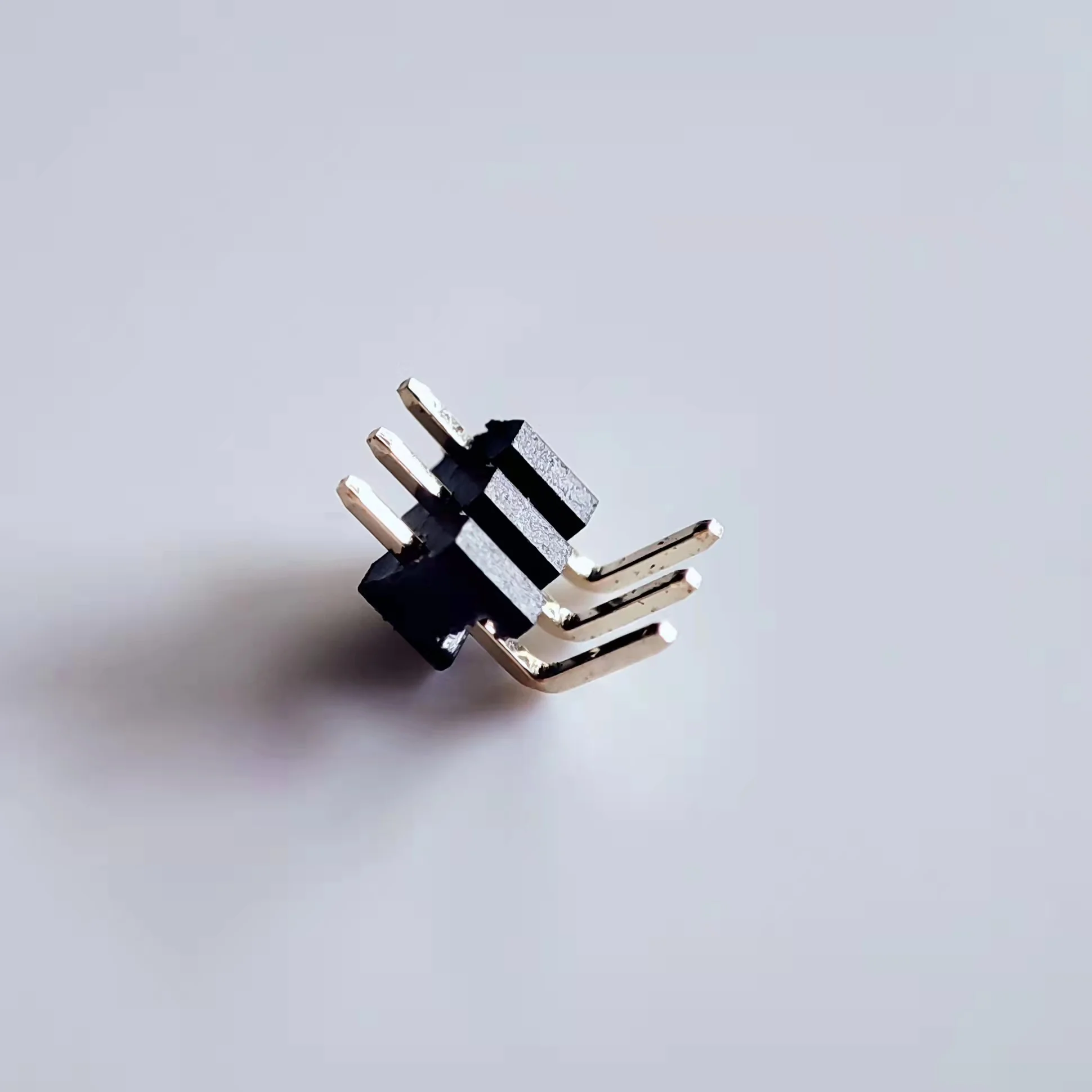 pin header 1.27mm pitch right angle type single row 1 to 50 pins PCB connector