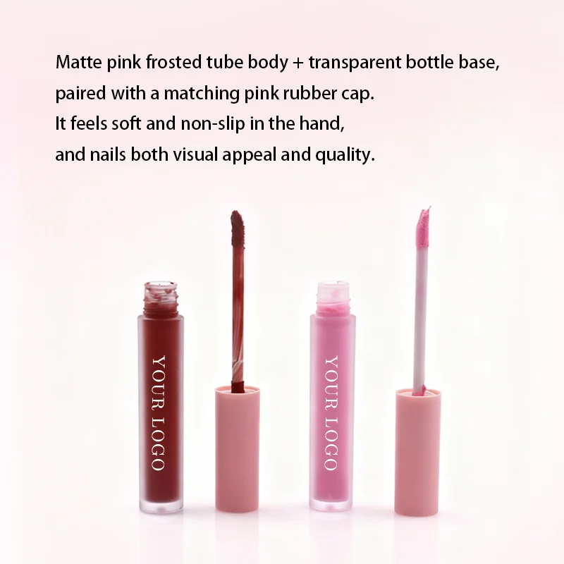 product matte velvet lipstick liquid 5 colors sexy red pink lipstick long lasting waterproof creamy lip gloss-4