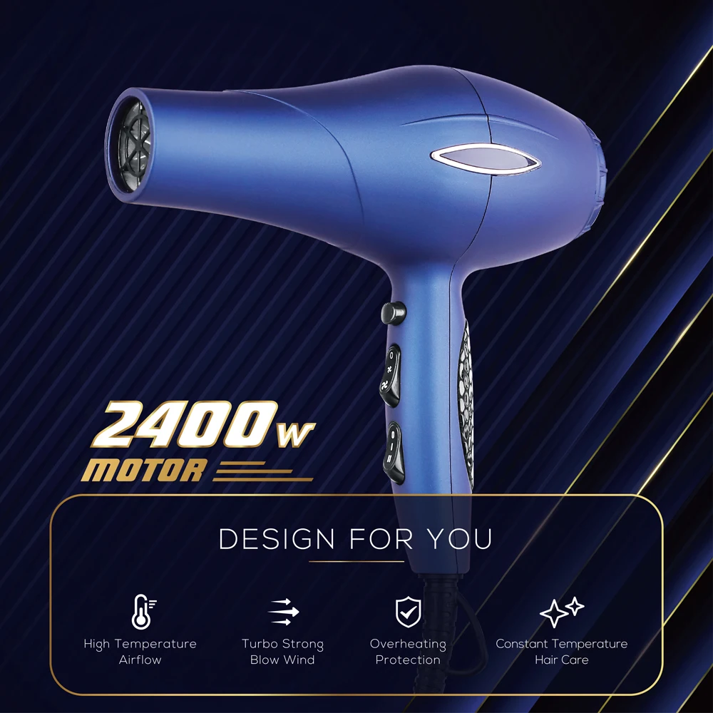 Marcopele High Speed Hair Blower Dryer Machine Longevity Turbo Ac Motor