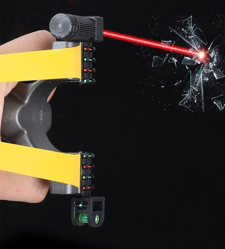 Slingshot Equipped With Level Instrument For Outdoor Sports Hunting