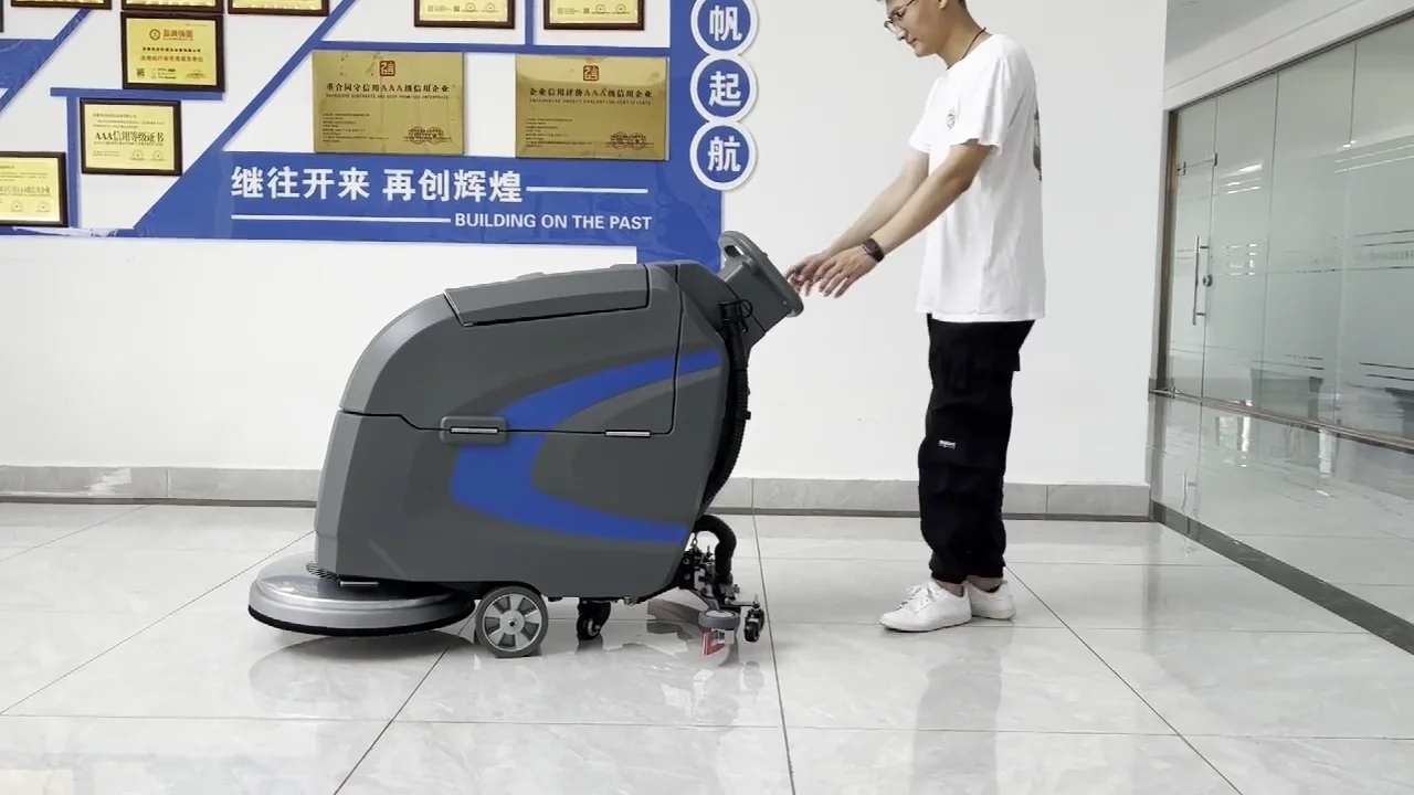 Magnetic Floor Scrubber Cleaning 