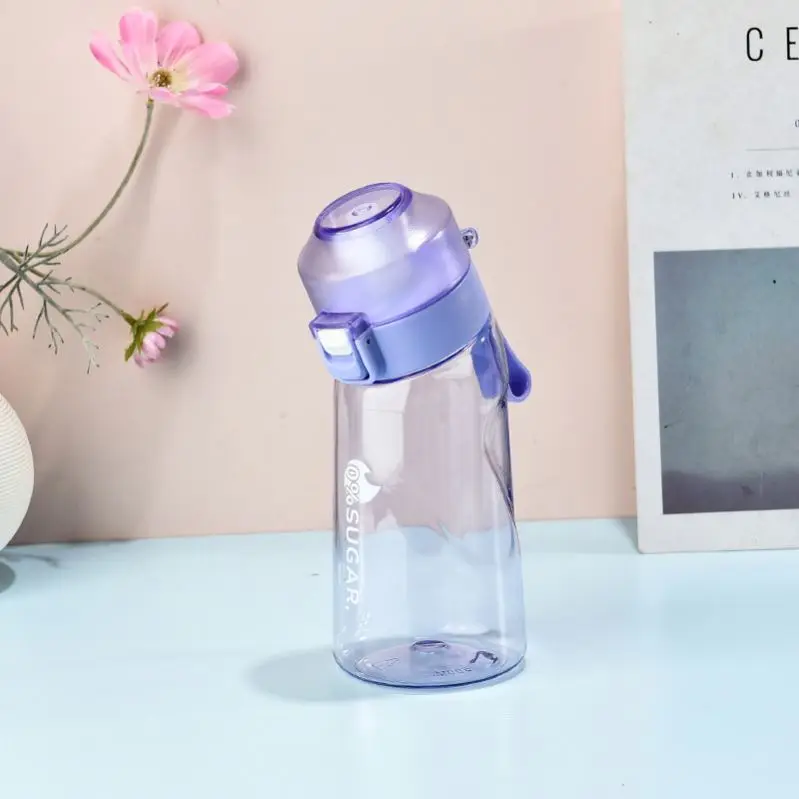 Custom Tritan Plastic Water Bottle with Fruit Flavoring Logo Design Gym Outdoor Activity Cirkul Air Flavour Taste Flavour Pod