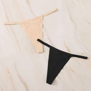 New Design Plain Color Thong G-String Polyamide Manufacturer Tanga Underwear for Woman
