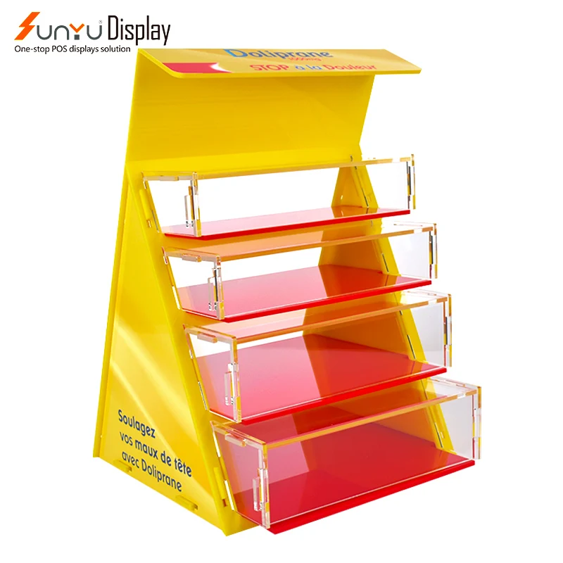 SunYu Professional Factory Custom Quality Best-Selling Acrylic Food Display Stand Plexiglass Display