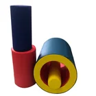Indoor Soft Play Blue Educational Toy Cylindrical Foam Barrel For Children Play