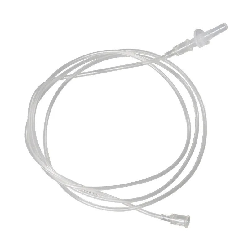 Veterinary Medical Infusion Set with PVC Extension Cord Safety Feature