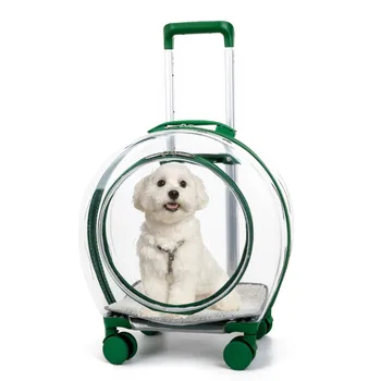 Large Capacity Outdoor Backpack Pet Trolley case Dog Carrier with Wheels Breathable Portable Dog Accessories Pet Carrier