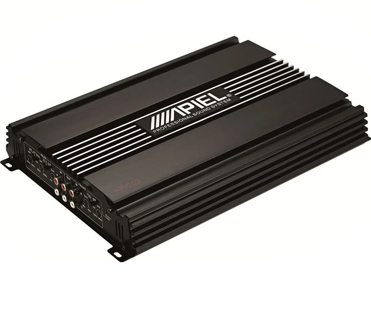 Apiel New Design Heat Sink 1500w Car Amplifier Class Ab 12v 4 Channel