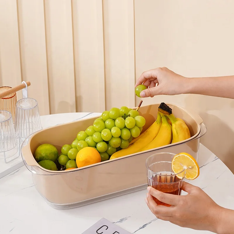 Kworld Hot Sale Earthfriendly Recycle Food Cleaning Drainer Storage