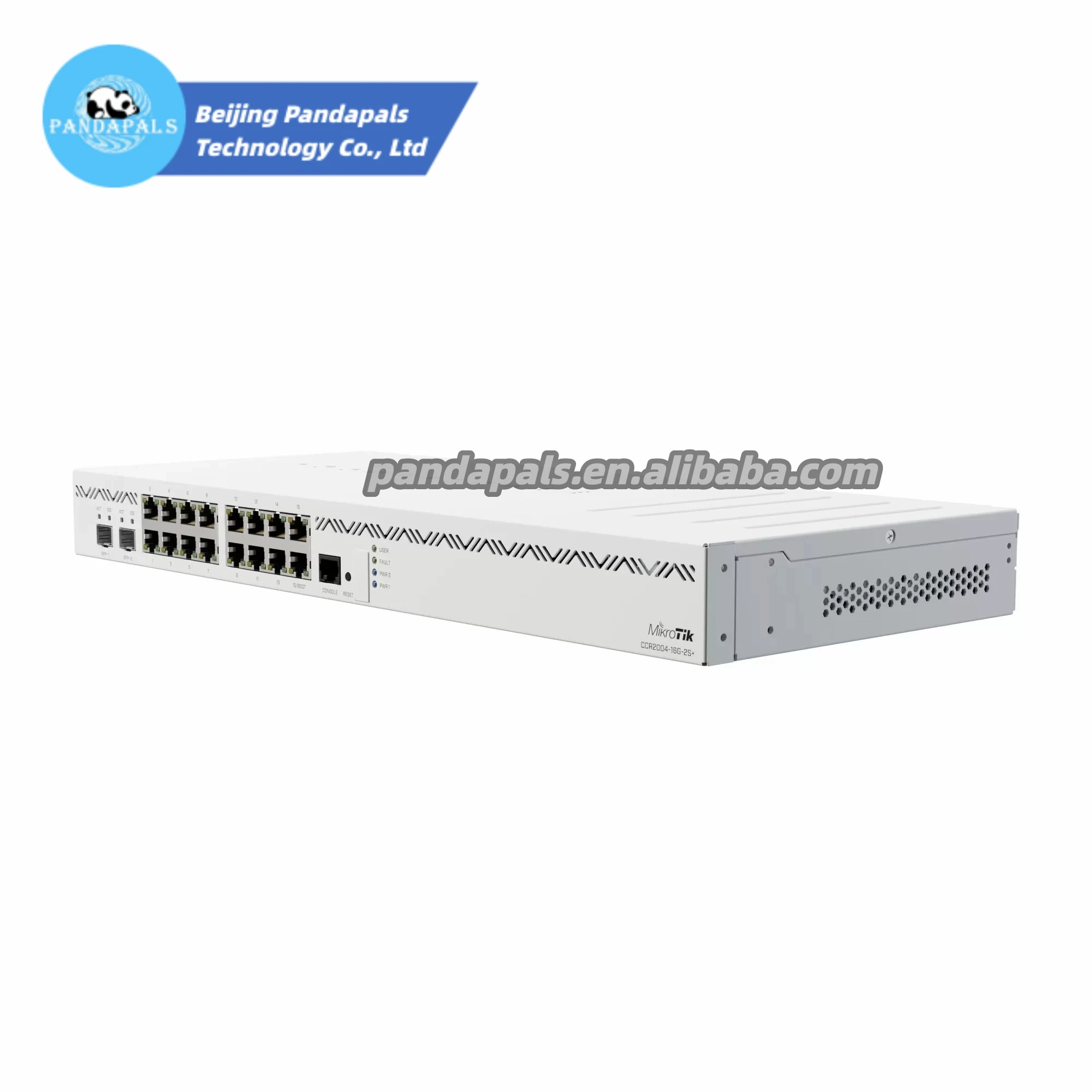 Original Mikrotik CCR2004-16G-2S+ Router: 1.7 GHz CPU, 4 GB RAM 