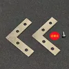 Silver corner bracket 4 screws