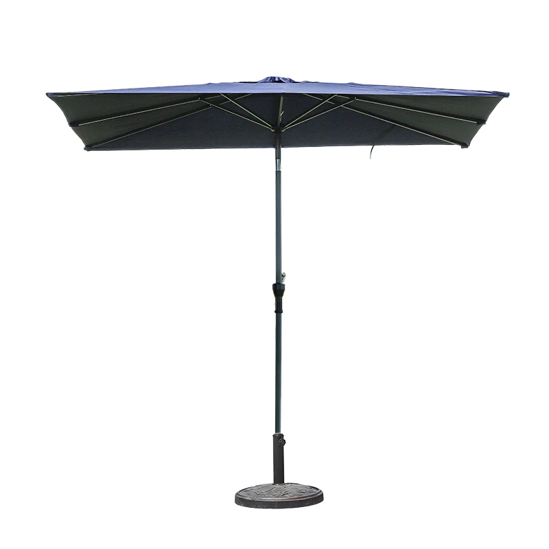 Colors and logos can be customized With tilt and crank outdoor beach  sun parasol umbrella