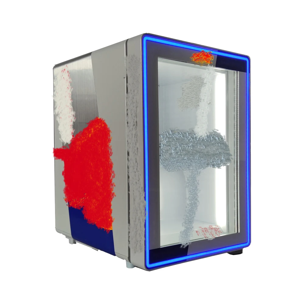 Vintage Redbull Mini Fridge – Display Cooler for Beverage Storage