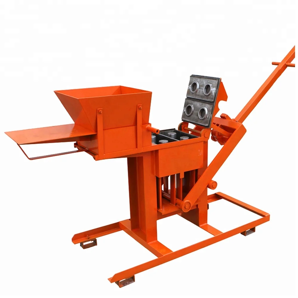 FL2-40 Interlocking Clay Mud Ground Stabilized Soil Brick Making Machine Compressed Earth Block Machine for Sale