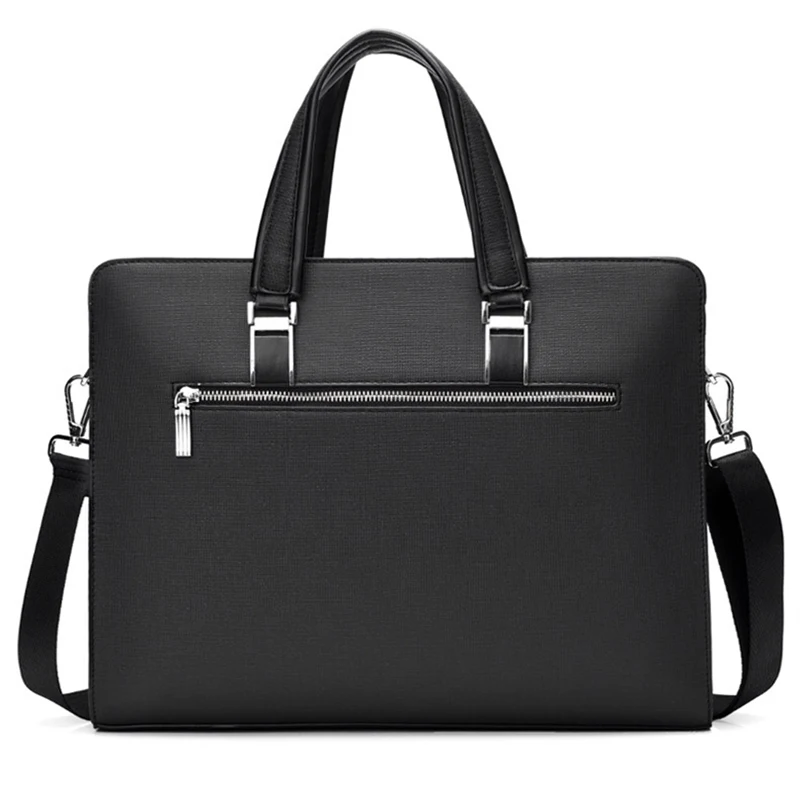2022 Simple Design Men Business Briefcase Pu Leather Suitcase New