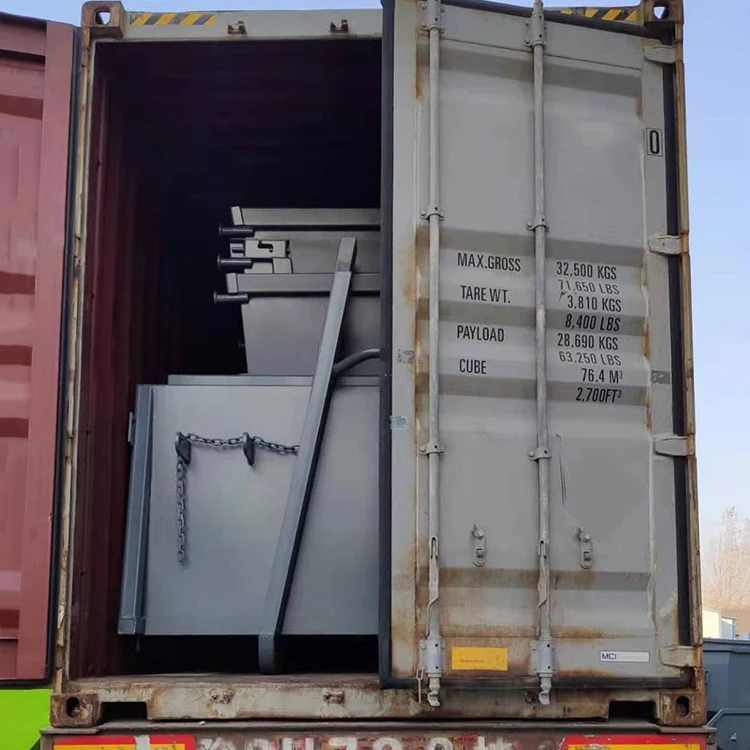 12m Recycling Roll On Roll Off Hook Lift Bin Scrap Container For Sale