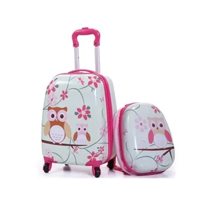 Cartoon School Bag Children Backpack Students Trolley Luggage Kids Trolley Bag Kids Suitcase Luggage