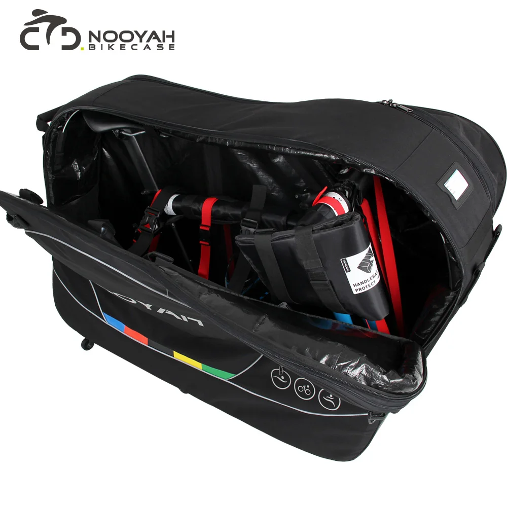 NOOYAH Bike Travel Bag - Bicycle Transport Case for Road & TT