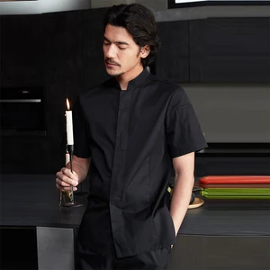 Zhenyao Five-Star Hotel Executive Chef Summer Attire Western Restaurant Cooking Bar Uniforms Elegant Baking Kitchen Attire