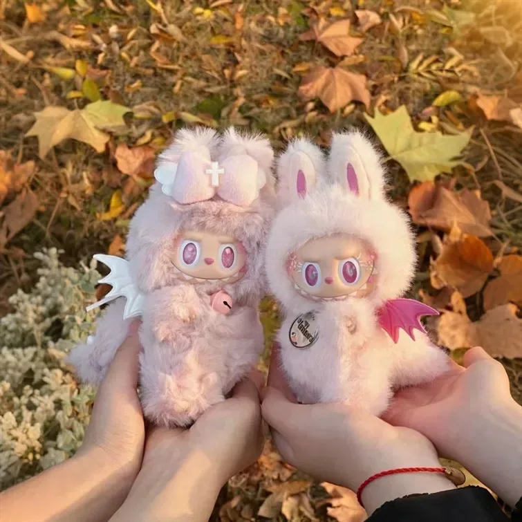 Cute Labubu Zimomo - Customizable Plush Keychain Figure