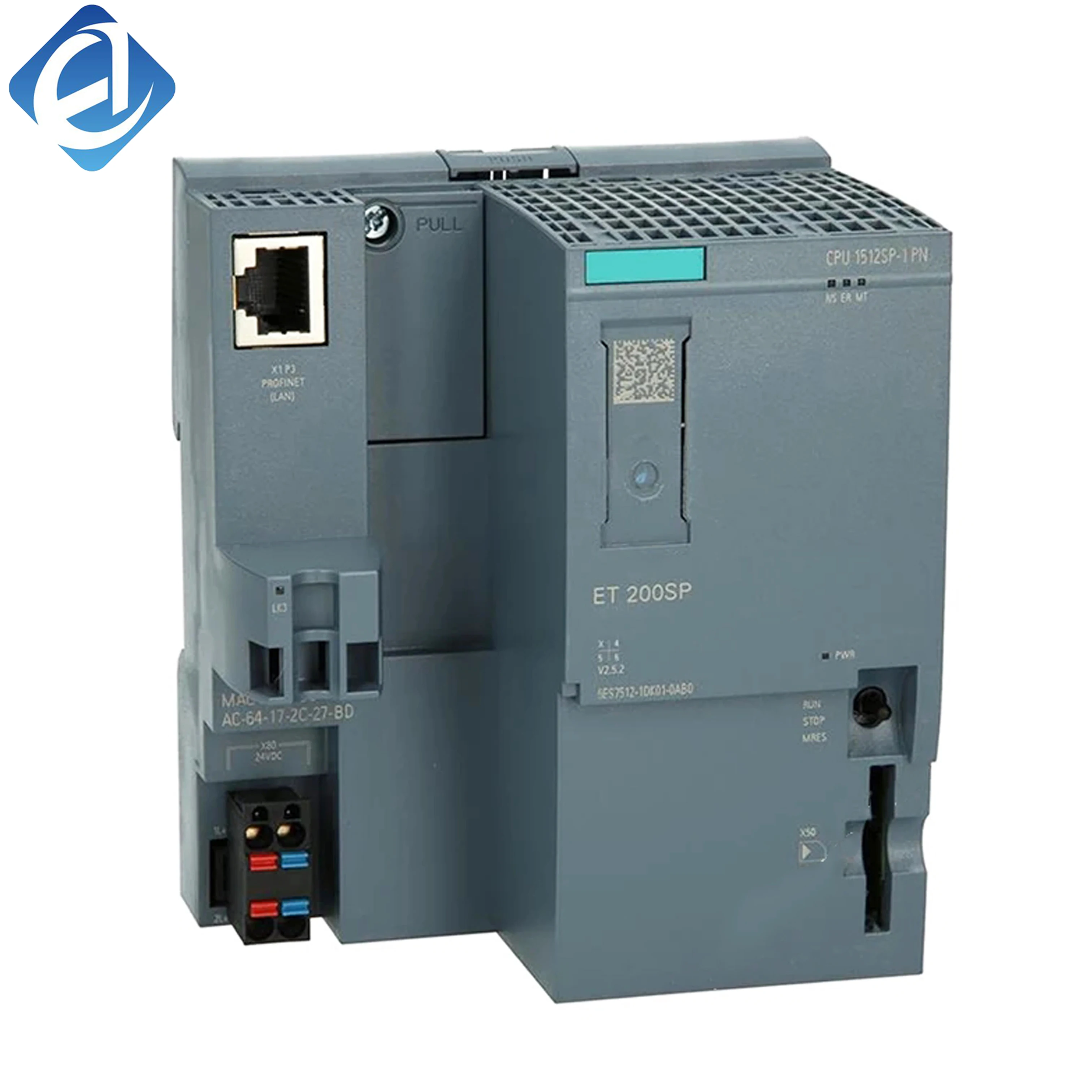 New Original 6ES7 512-1DK01-0AB0 6ES7512-1DK01-0AB0 S7-1500F safety CPU module. Integrated safety logic control, stable Profinet communication, high safety level, reliable fault protection, suitable for safety interlock and automatic control