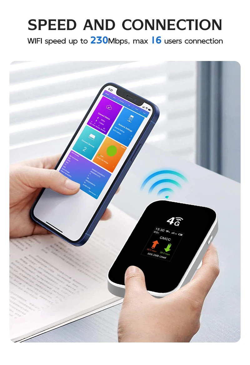 2025 Japan Pocket Wifi with 3000mah Mini B7 Router 300mbps