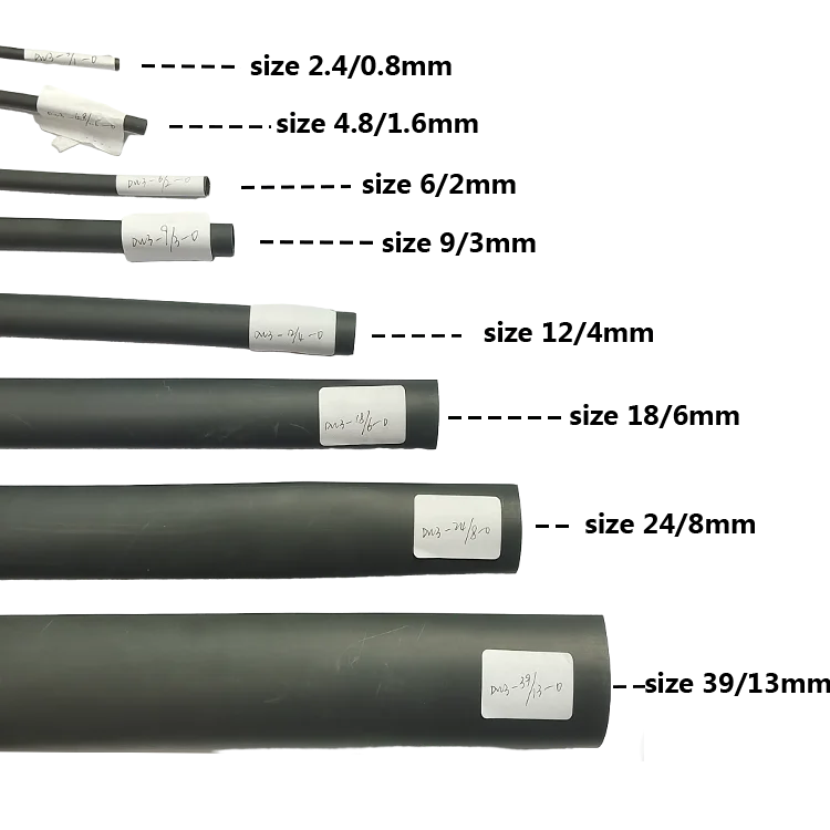 Medium Wall Heat Shrink Tube Sleeve Adhesive Lined 3:1 4:1 Double Wall Heat Shrinkable Tube With Glue Lined插图3