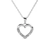 Collana "Ti Amo" in Argento 925 Placcato Oro Bianco 18k