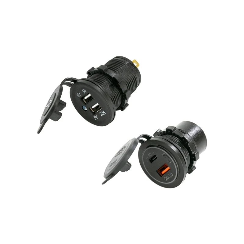 Accesorios de carga para carros de golf Centro de carga para carro de golf ABS 12V Usb Super Cargador