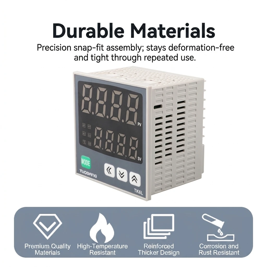 Factory TK6 Digital PID Temperature Control Meter High Precision Anti-interference Thermostat Flame Retardant Housing for Oven