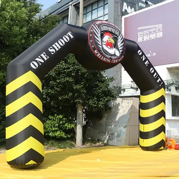 420D oxford cloth customize logo size advertising inflatable target arch inflatable giant arch