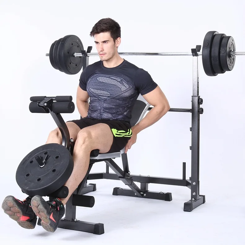 フィットネス機器ハイプルウェイトリフティングベッド多機能
