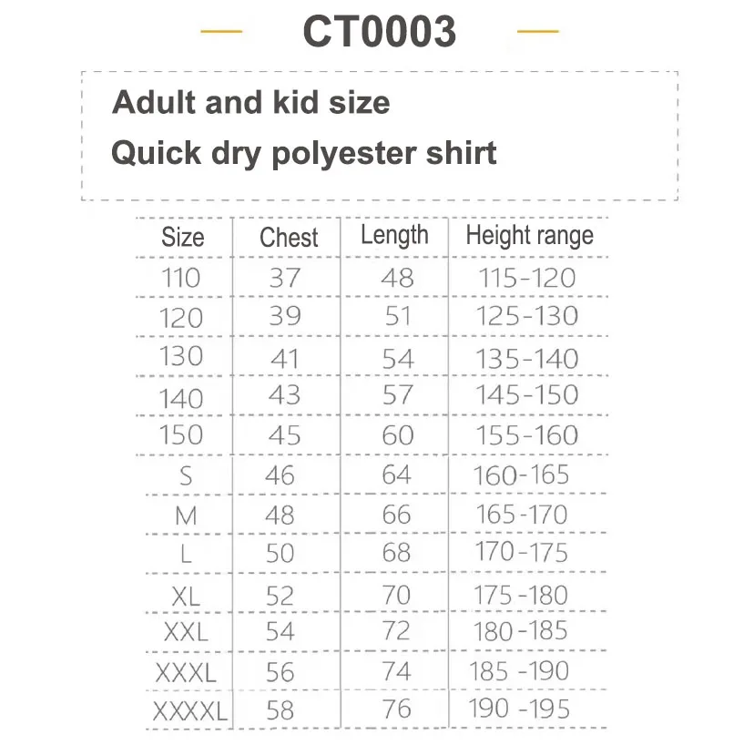 Ct0003 Custom Printing Women Blank Men's T-shirts 100% Polyester Sport ...