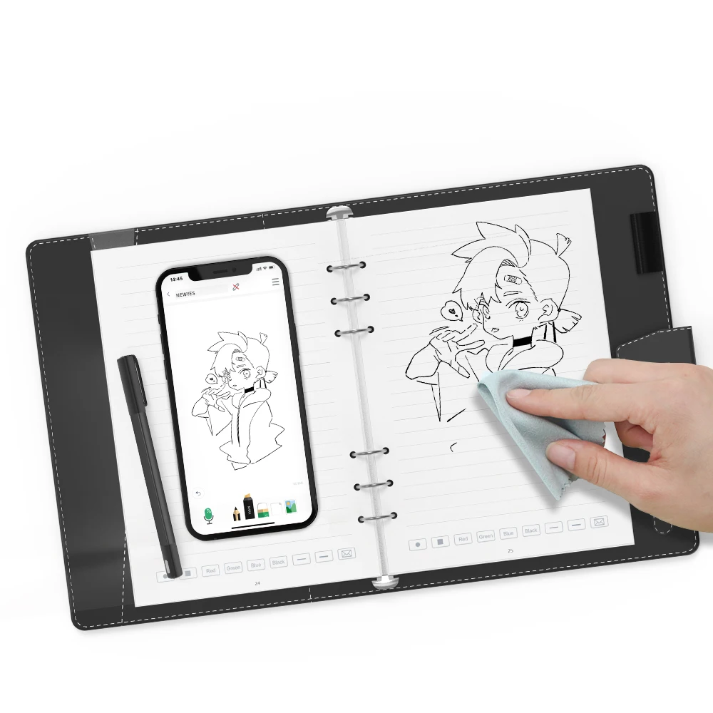 NEWYES Sync Handwriting Recognition Pen Syncpen Digital Cloud Electronic Erasable Smart Pen Set