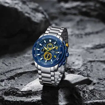 Orologio da uomo NAVIFORCE Digale al quarzo doppio fuso