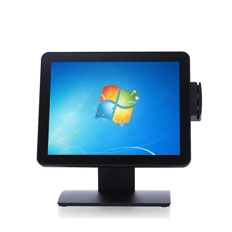 New Design 15inch Touch Screen Monitor with Detachable MSR