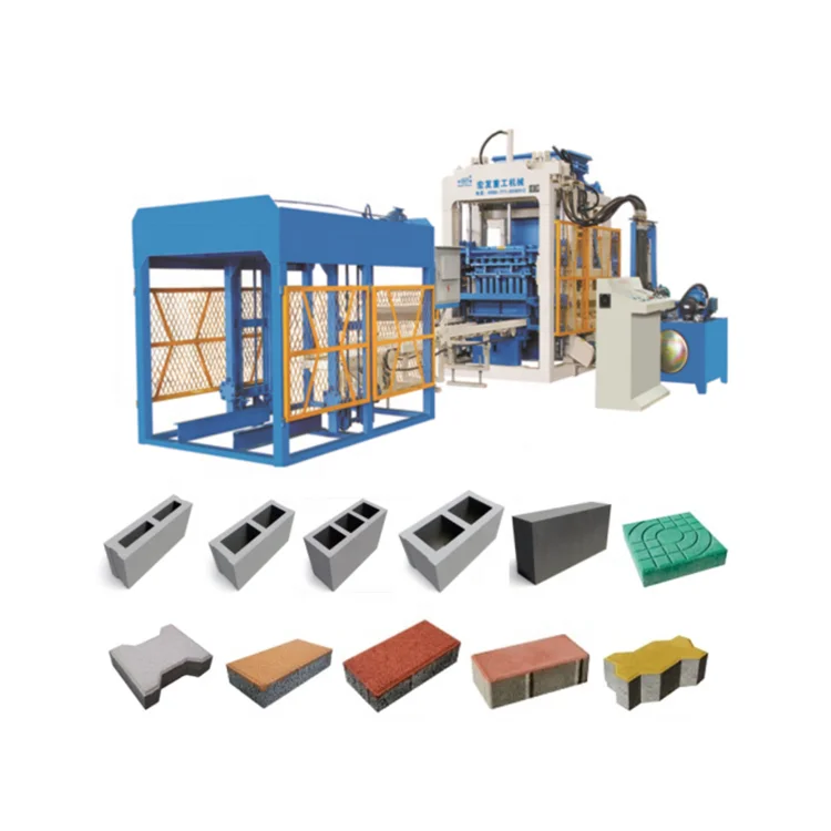 Interlocking Paving Stone Kerb  Brick Making Machinery of  Block Clamper  Block Stacker Brick Cubing Machine System in Nigeria