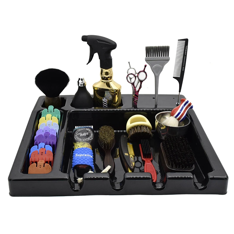barbería profesional accesorios peluquería instrumento caja de  almacenamiento para salón